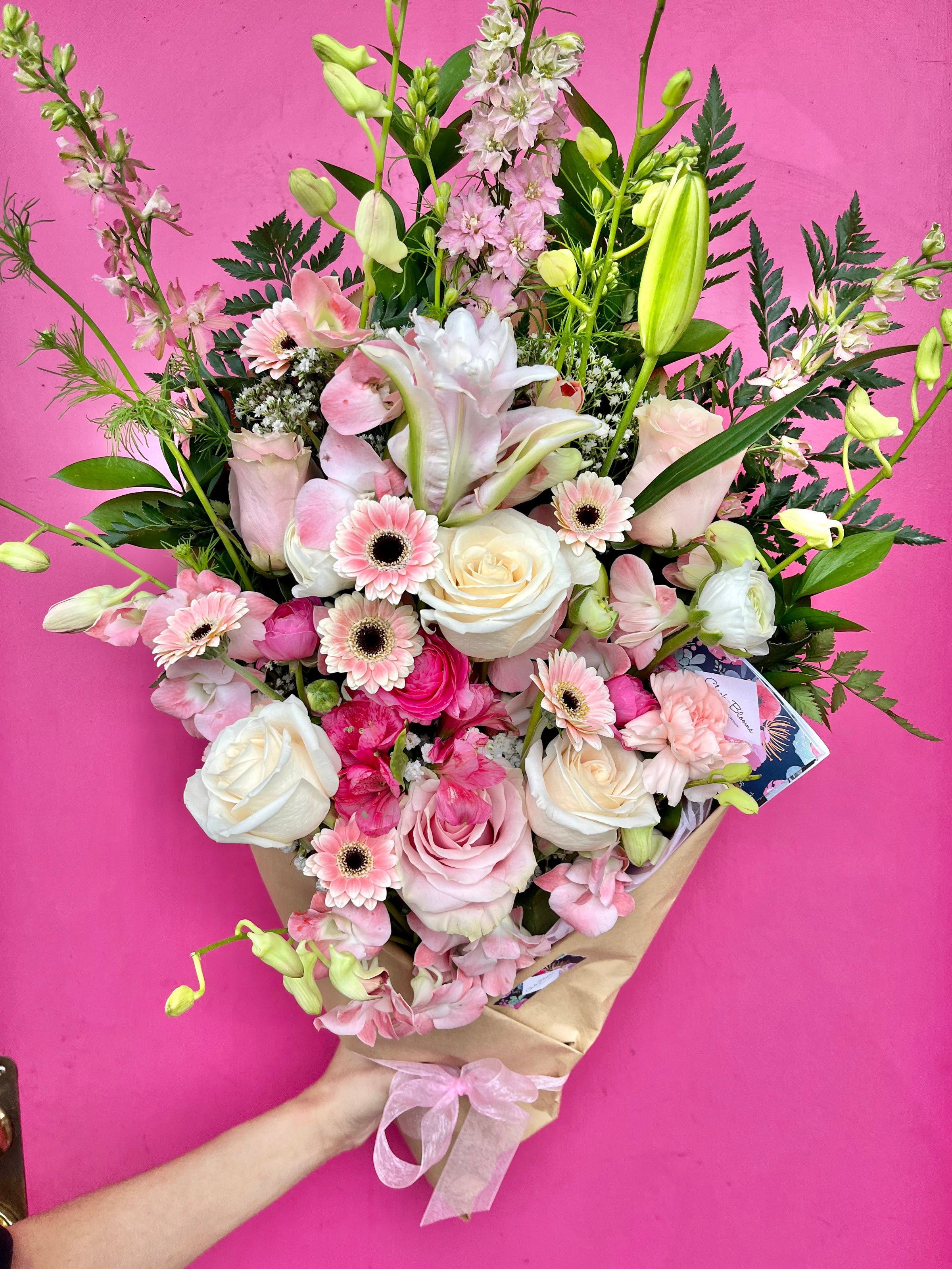 ちよオーダーエンジェルブーケ Custom Bouquet X-Large | Chicky Blooms Floral + Events